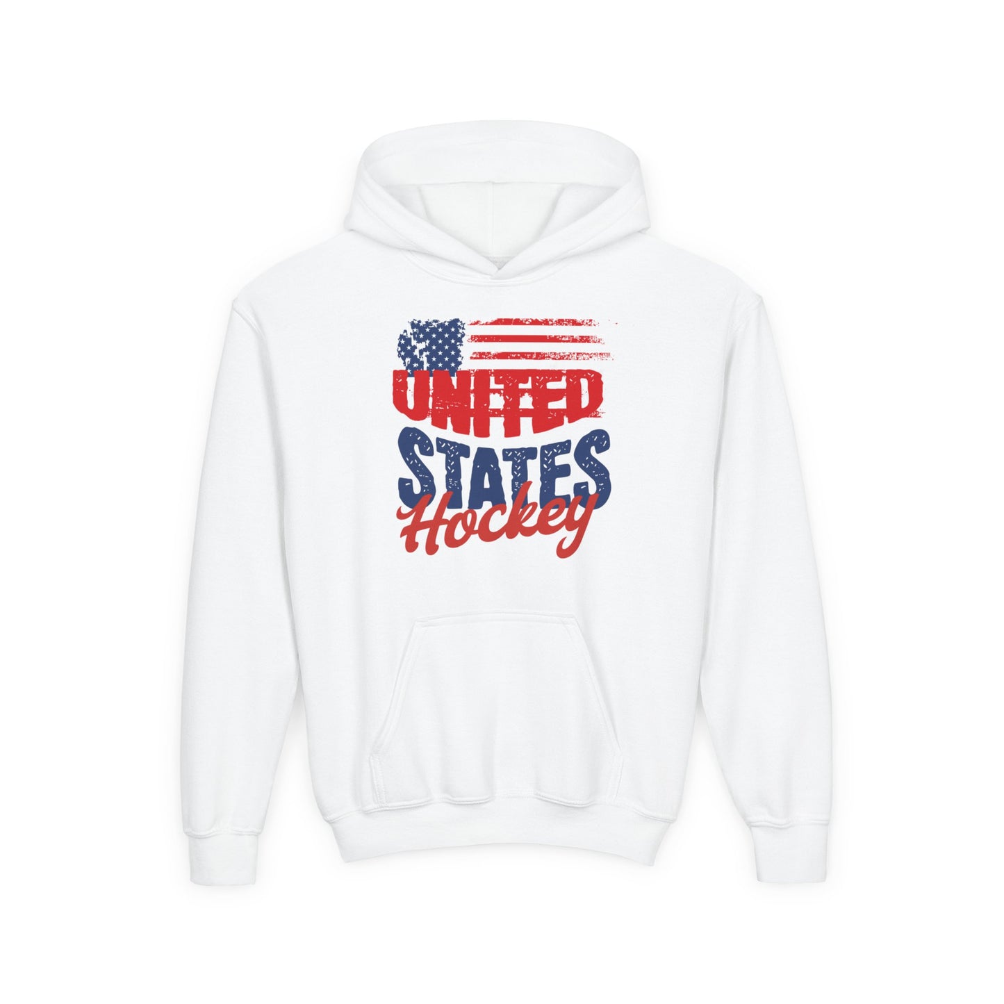 Youth USA Hockey Hoodie - Heavy Blend Sweatshirt for Sports Fans