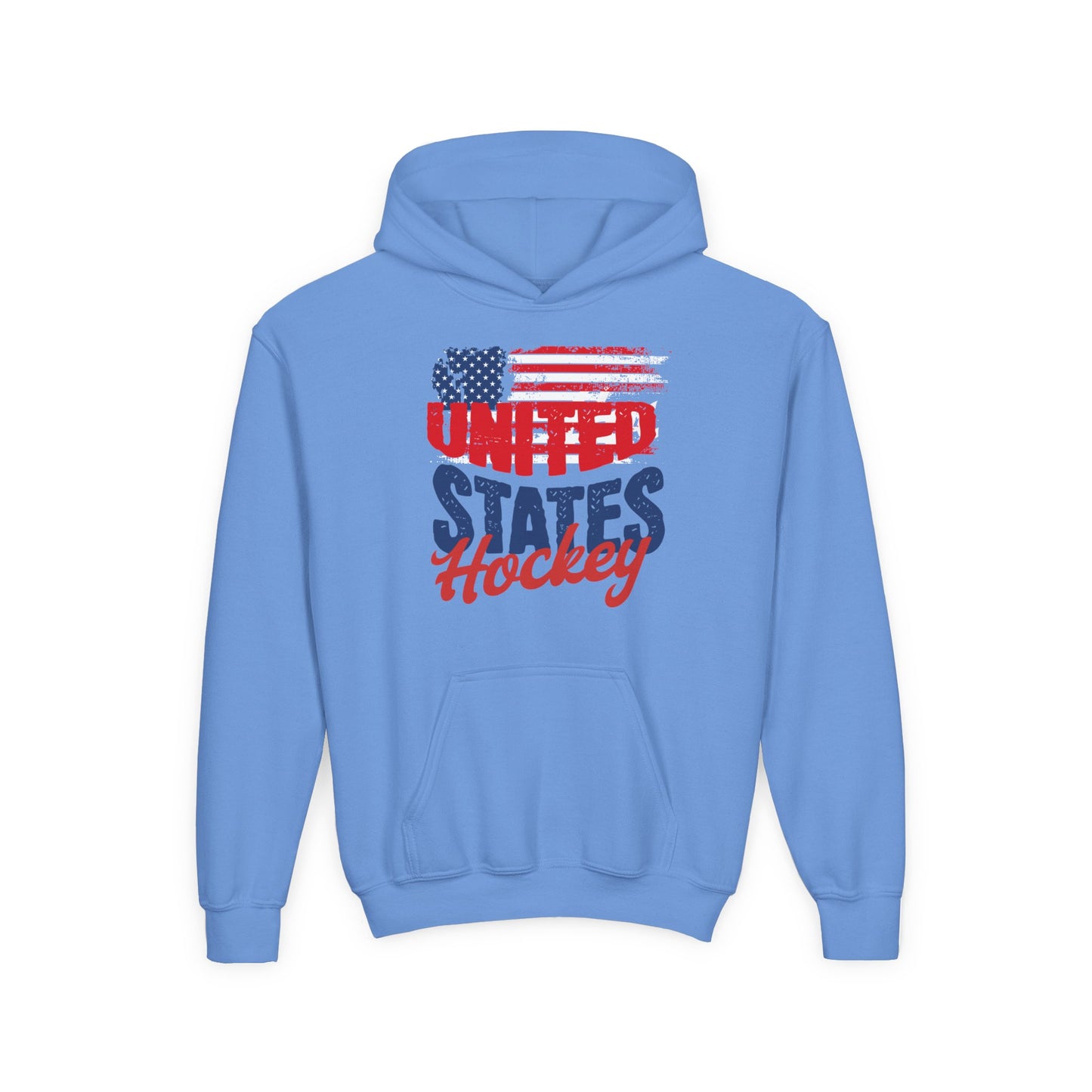 Youth USA Hockey Hoodie - Heavy Blend Sweatshirt for Sports Fans