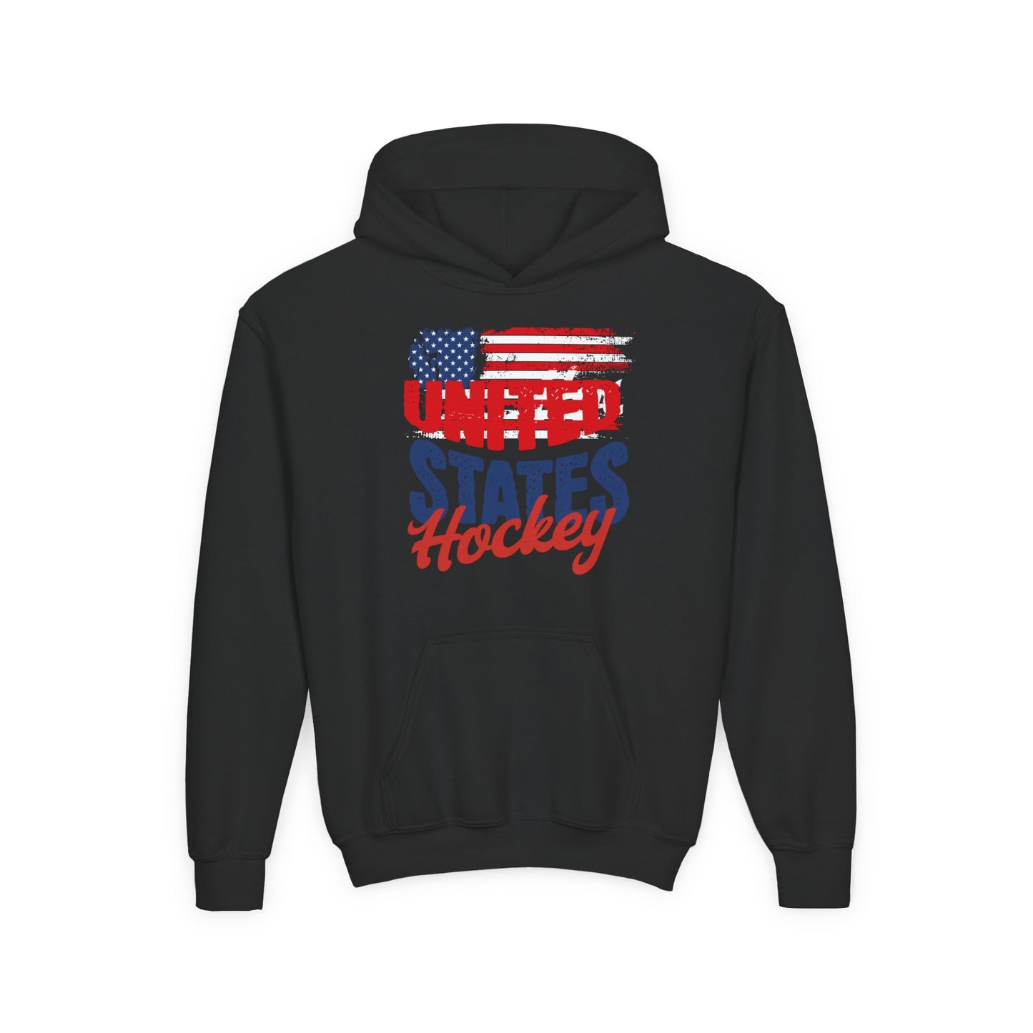 Youth USA Hockey Hoodie - Heavy Blend Sweatshirt for Sports Fans
