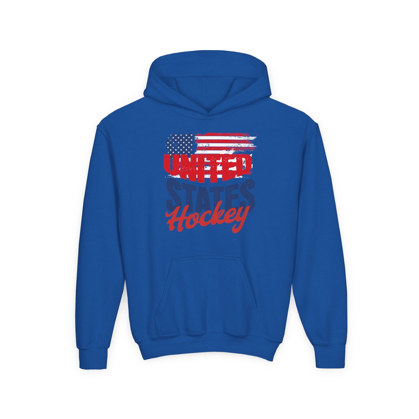 Youth USA Hockey Hoodie - Heavy Blend Sweatshirt for Sports Fans