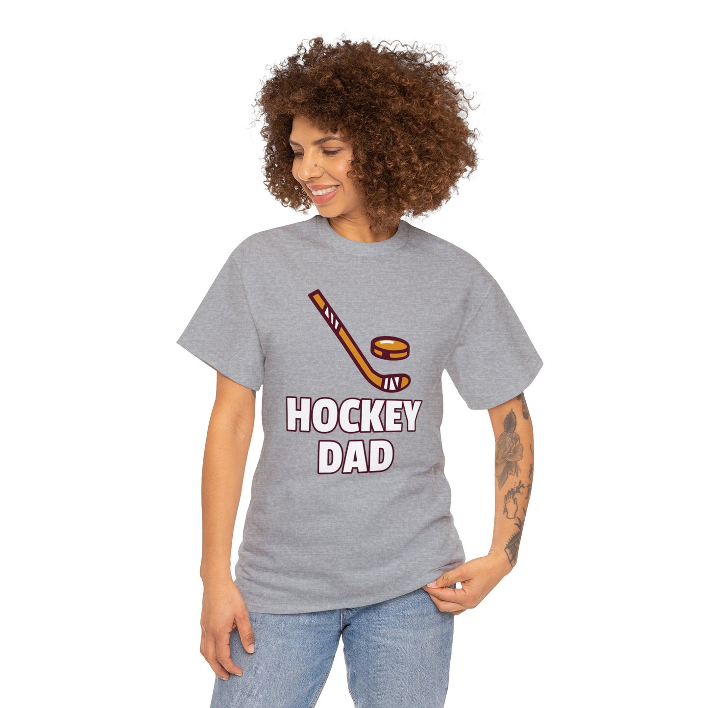 HOCKEY DAD Unisex Heavy Cotton Tee