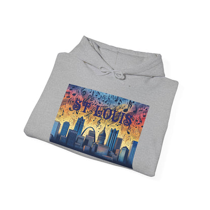ST LOUIS ADULT Graphic Hoodie - Unisex Heavy Blend™ - CITY SERIES