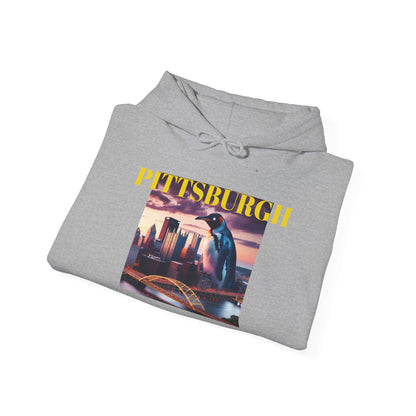 PITTSBURGH ADULT Graphic Hoodie - Unisex Heavy Blend™ - CITY SERIES