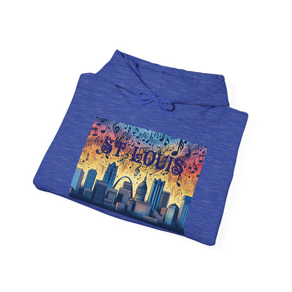 ST LOUIS ADULT Graphic Hoodie - Unisex Heavy Blend™ - CITY SERIES