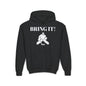 GOALIE Youth Hooded Sweatshirt - 'BRING IT!' Motivational Design