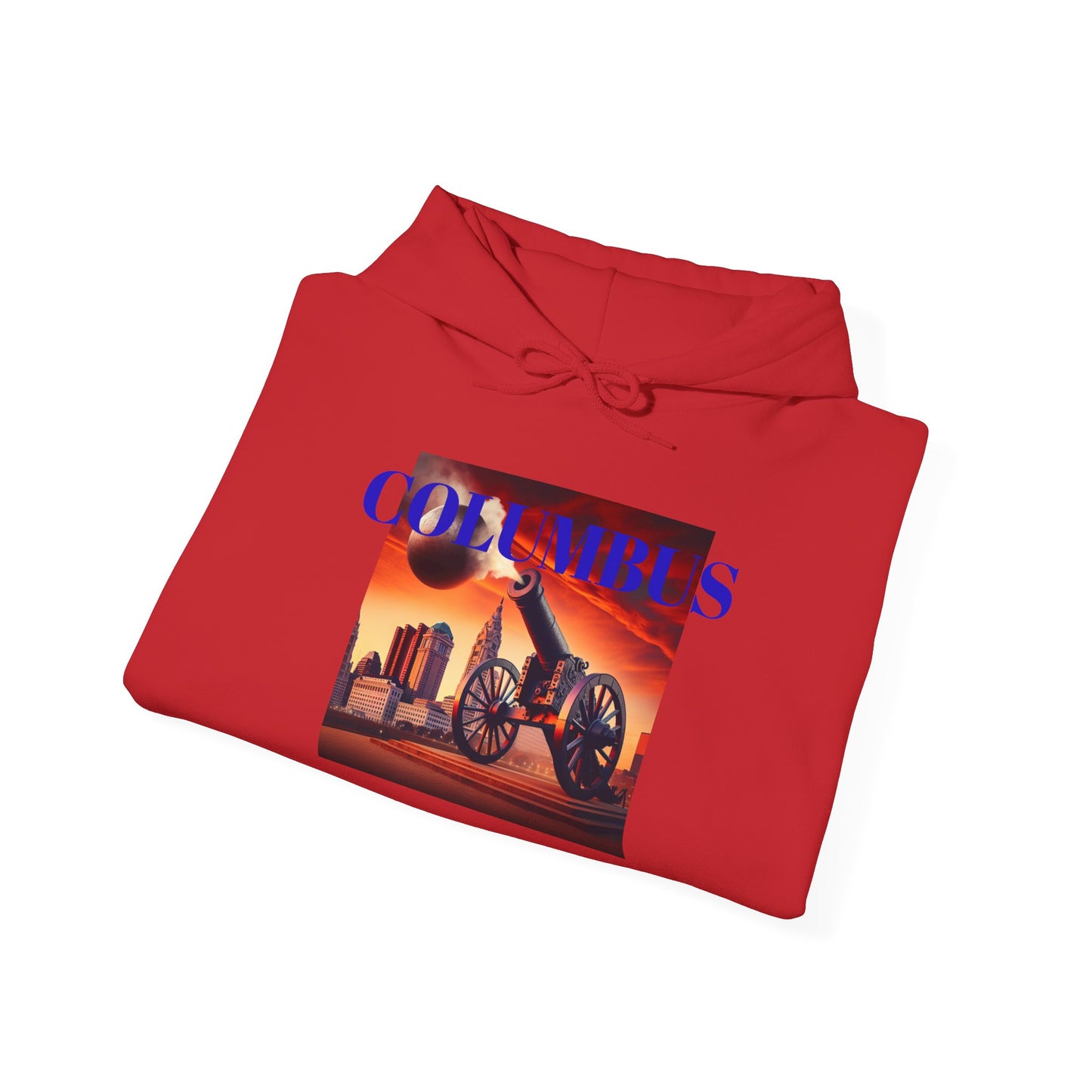 COLUMBUS ADULT Graphic Hoodie - Unisex Heavy Blend™ - CITY PRIDE SERIES