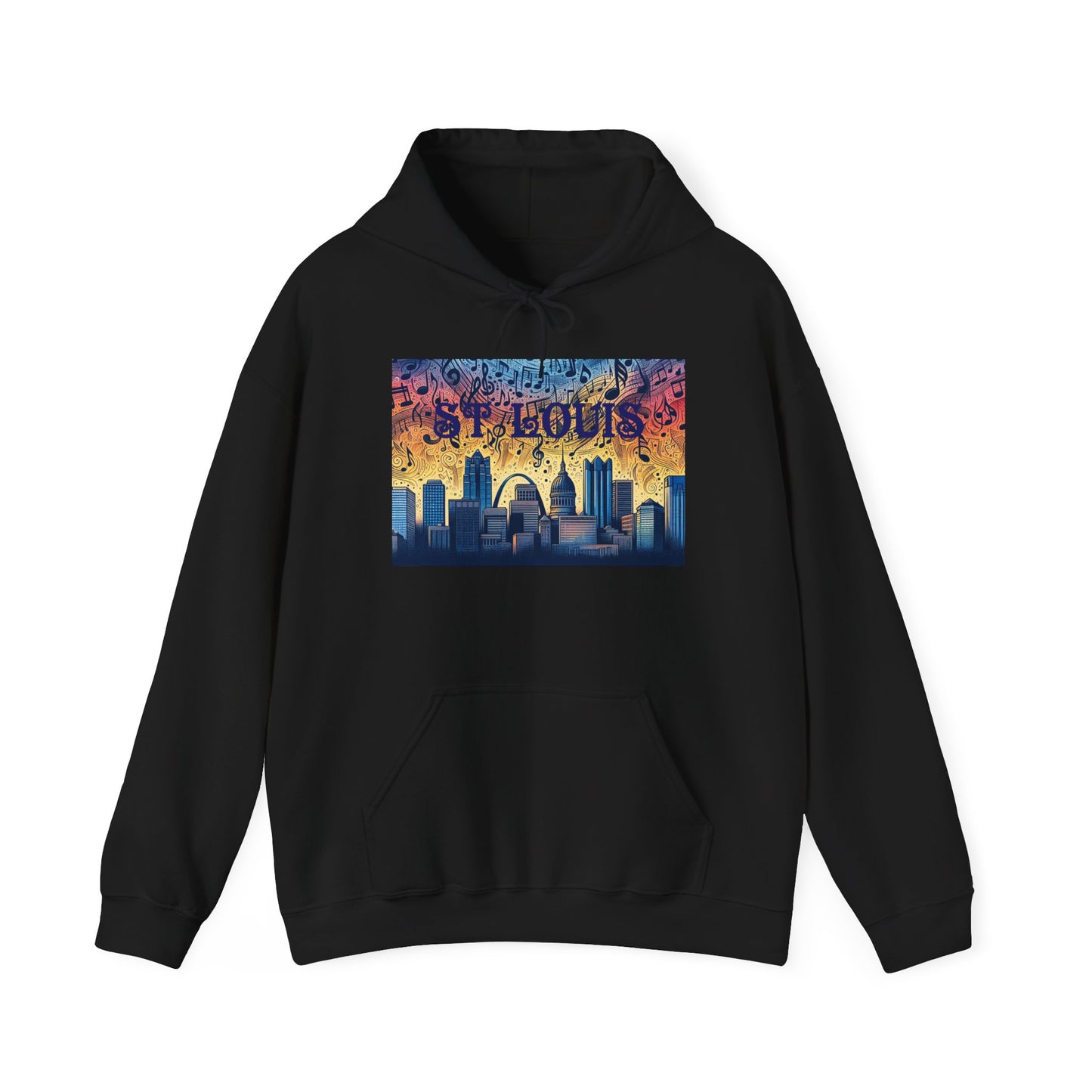 ST LOUIS ADULT Graphic Hoodie - Unisex Heavy Blend™ - CITY SERIES