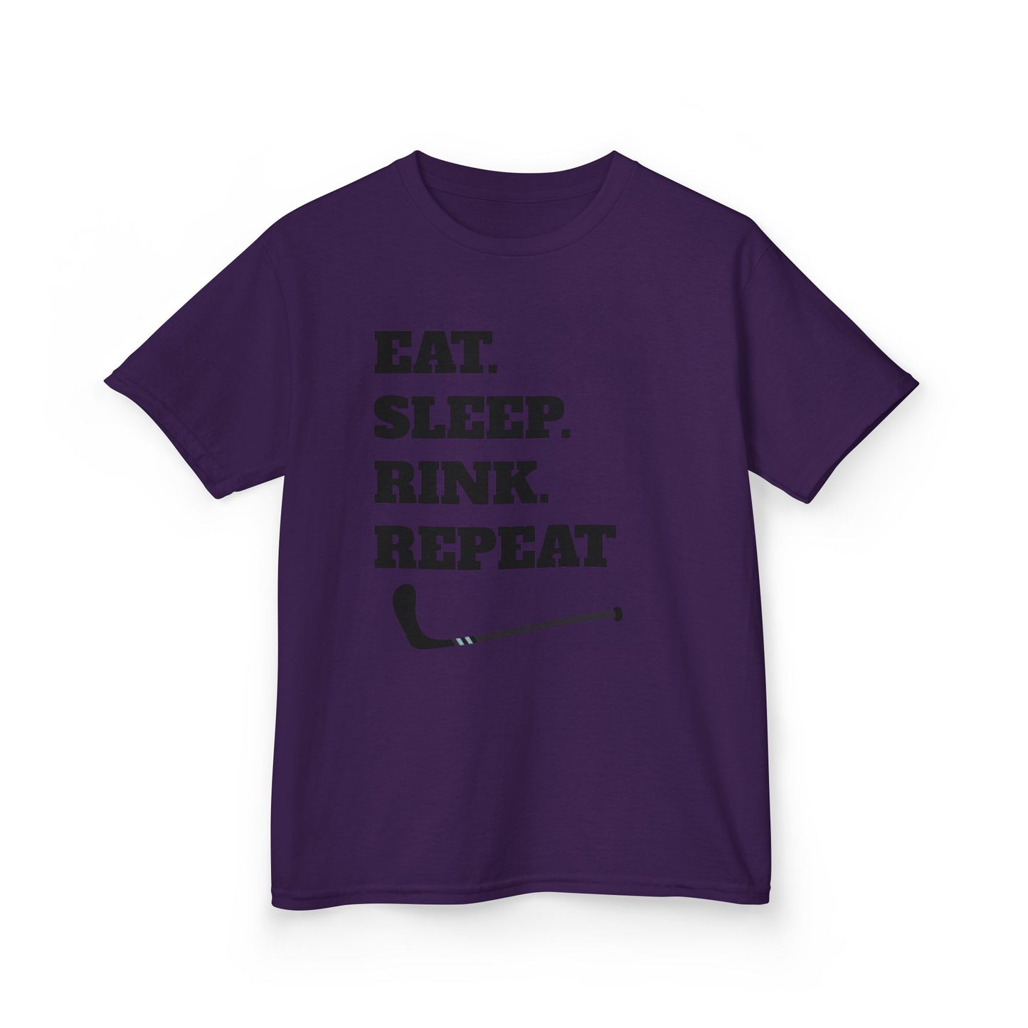 Youth Hockey Tee - Eat Sleep Rink Repeat