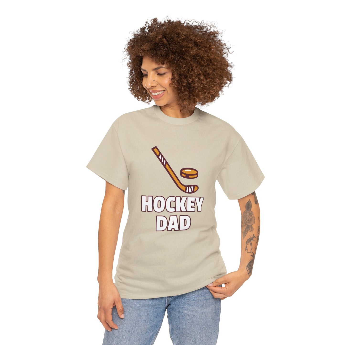 HOCKEY DAD Unisex Heavy Cotton Tee