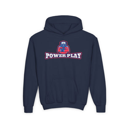 POWERPLAY Youth Heavy Blend Hooded Sweatshirt