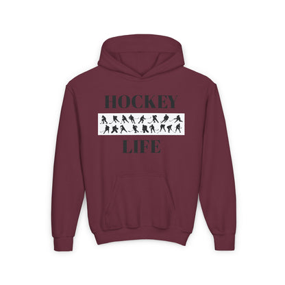 Youth Hockey Life Heavy Blend Hoodie