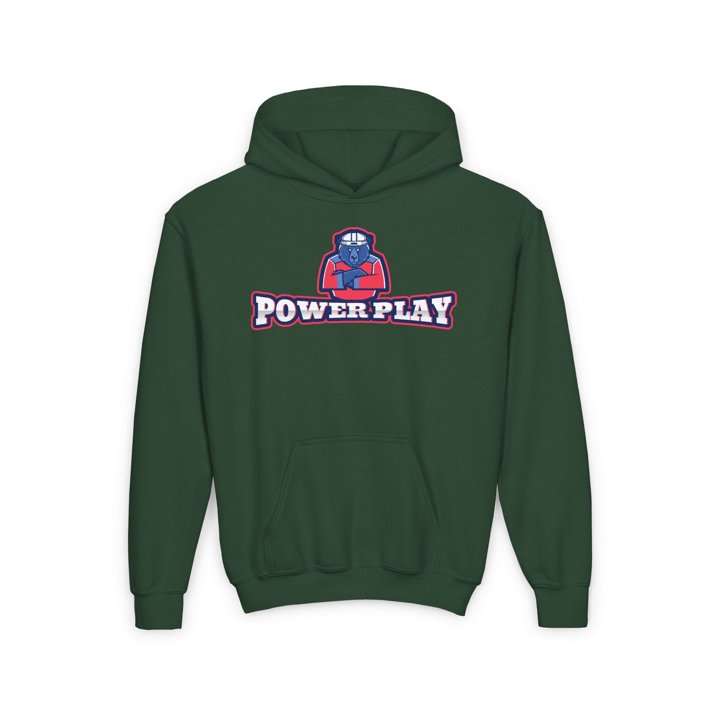POWERPLAY Youth Heavy Blend Hooded Sweatshirt