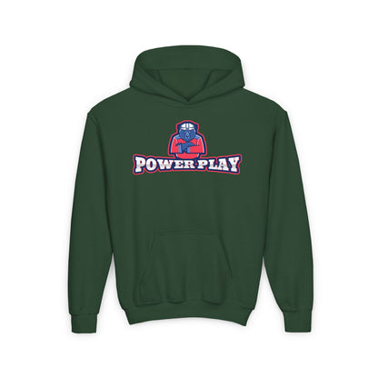 POWERPLAY Youth Heavy Blend Hooded Sweatshirt