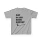 Youth Hockey Tee - Eat Sleep Rink Repeat