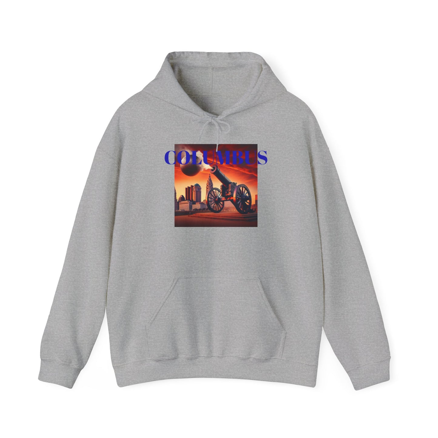 COLUMBUS ADULT Graphic Hoodie - Unisex Heavy Blend™ - CITY PRIDE SERIES