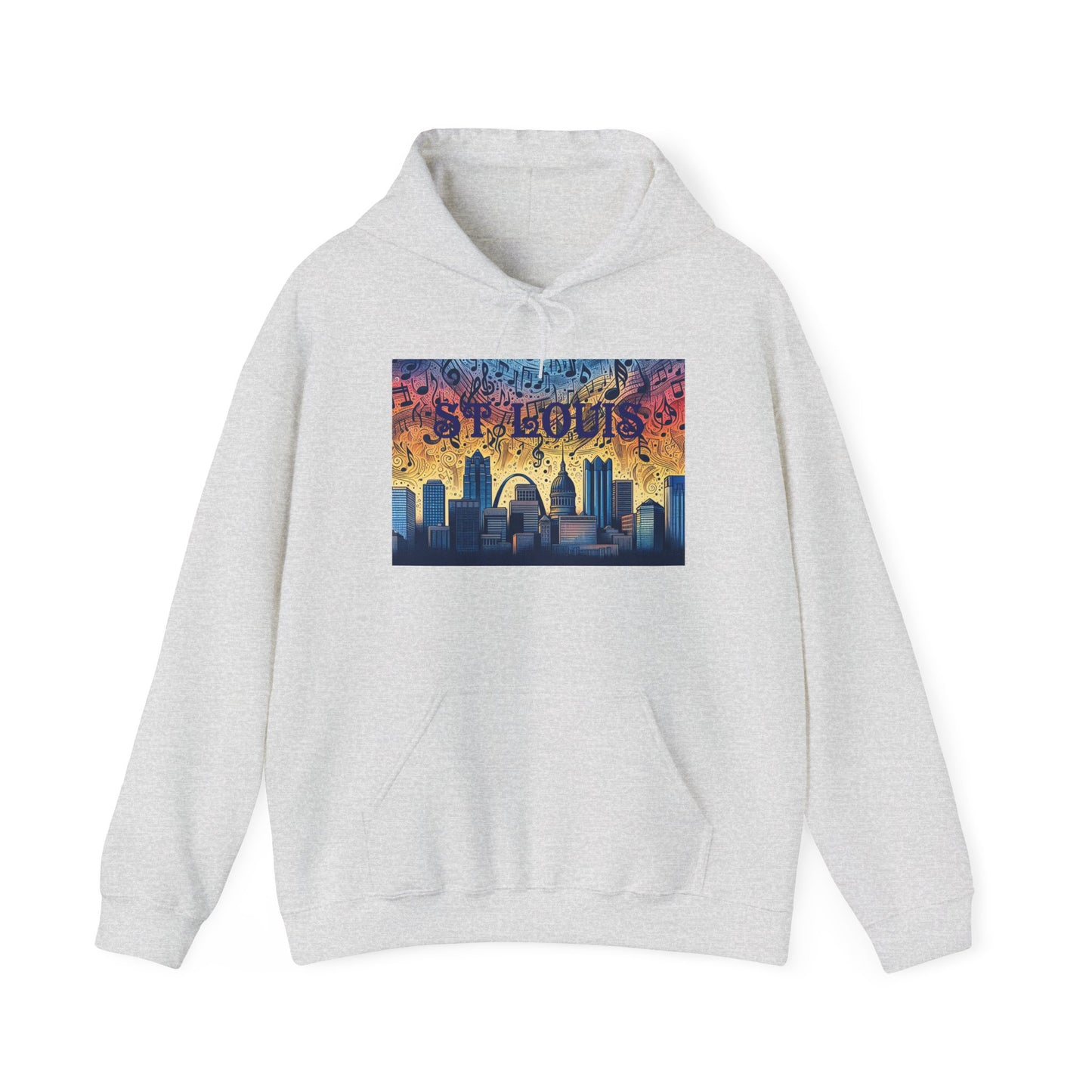 ST LOUIS ADULT Graphic Hoodie - Unisex Heavy Blend™ - CITY SERIES