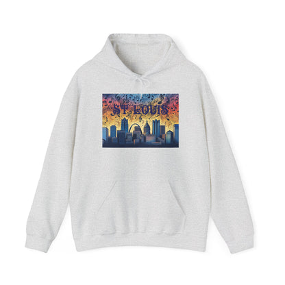 ST LOUIS ADULT Graphic Hoodie - Unisex Heavy Blend™ - CITY SERIES