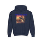 VANCOUVER Youth Hooded Sweatshirt - Retro Graphic Design for City Pride