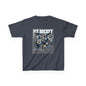 Kids Robot Ice Hockey Graphic Tee - Fun Sportswear for Young Fans