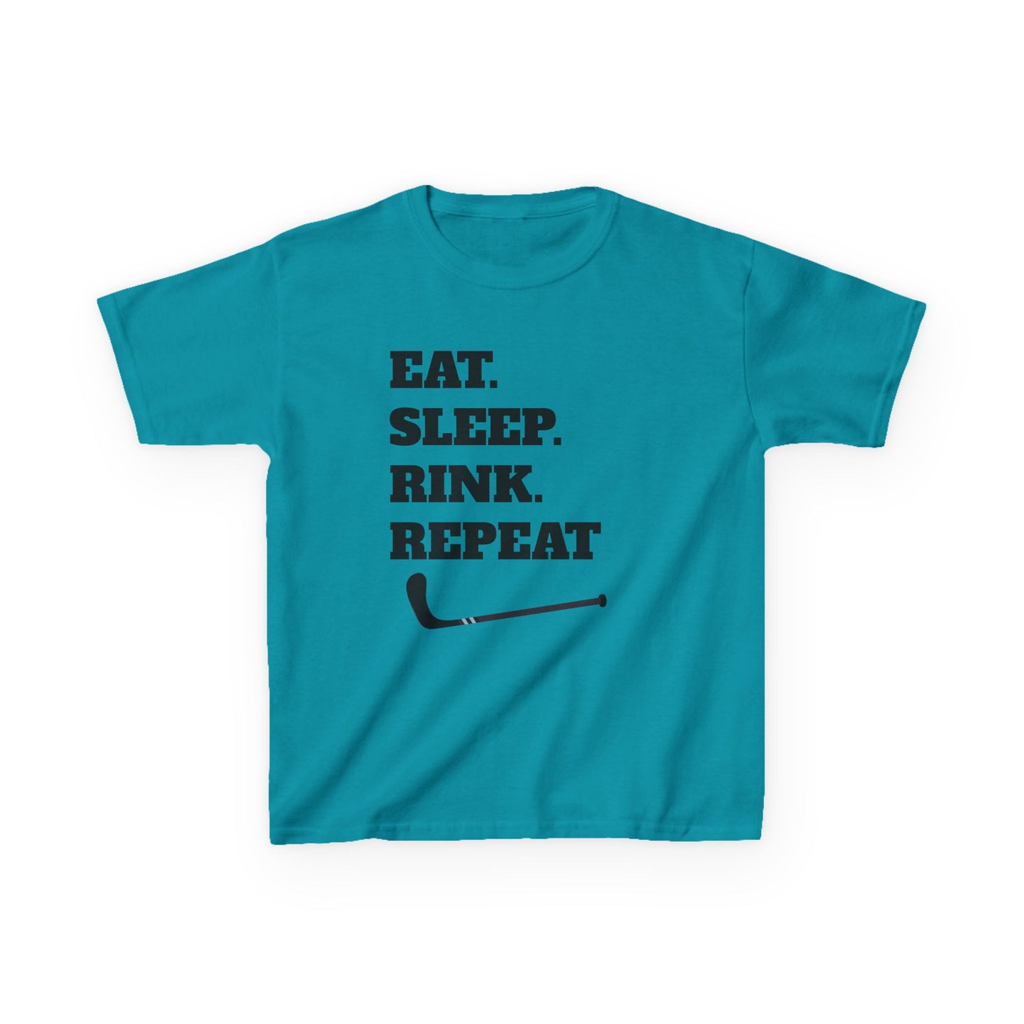 Youth Hockey Tee - Eat Sleep Rink Repeat