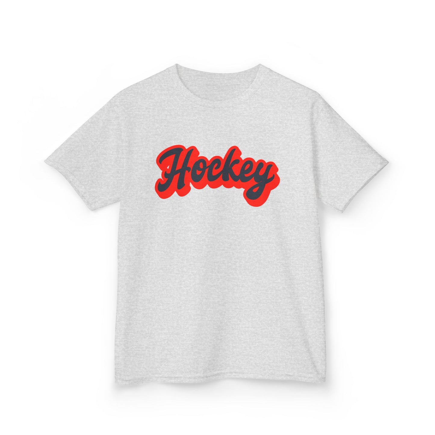 Kids Hockey Heavy Cotton Tee - Perfect for Young Fans!