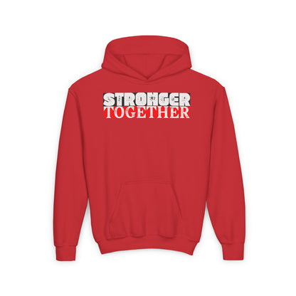 Stronger Together Youth Hoodie - Cozy Blend