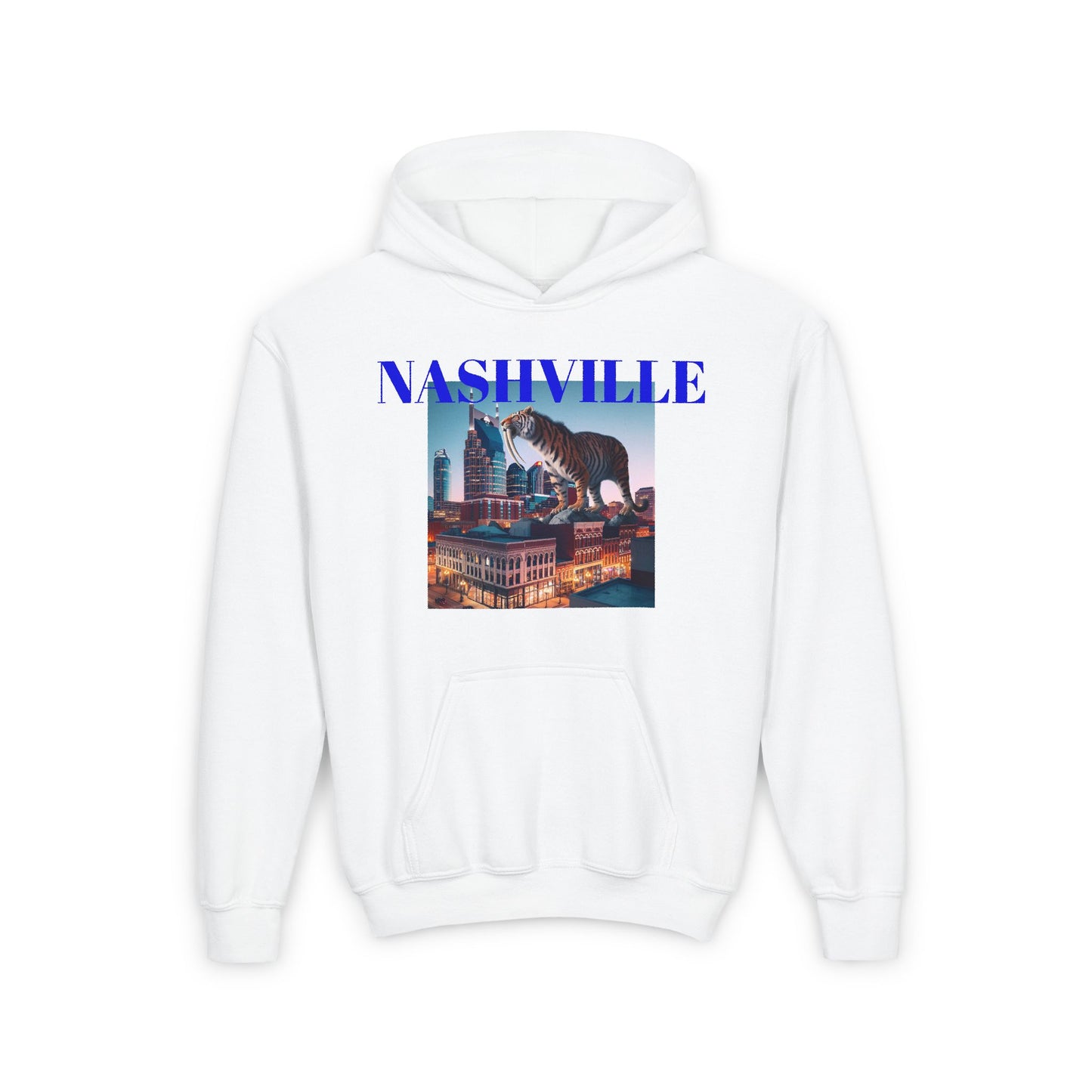 Youth Nashville Graphic Hoodie - Heavy Blend Sweatshirt