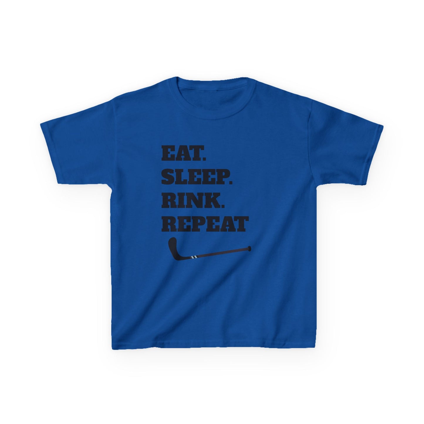 Youth Hockey Tee - Eat Sleep Rink Repeat