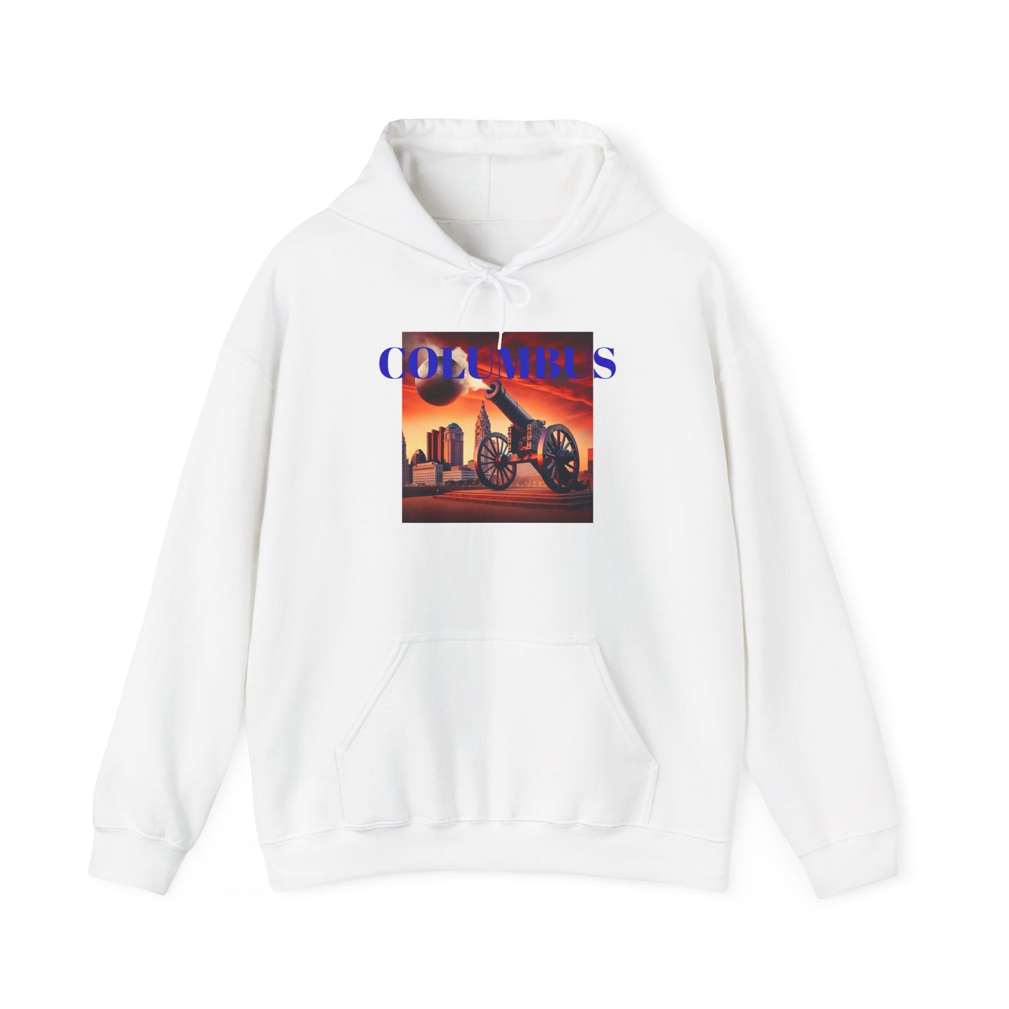 COLUMBUS ADULT Graphic Hoodie - Unisex Heavy Blend™ - CITY PRIDE SERIES