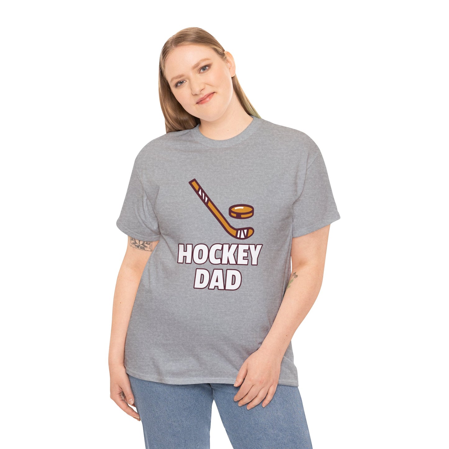 HOCKEY DAD Unisex Heavy Cotton Tee