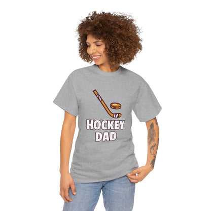 HOCKEY DAD Unisex Heavy Cotton Tee