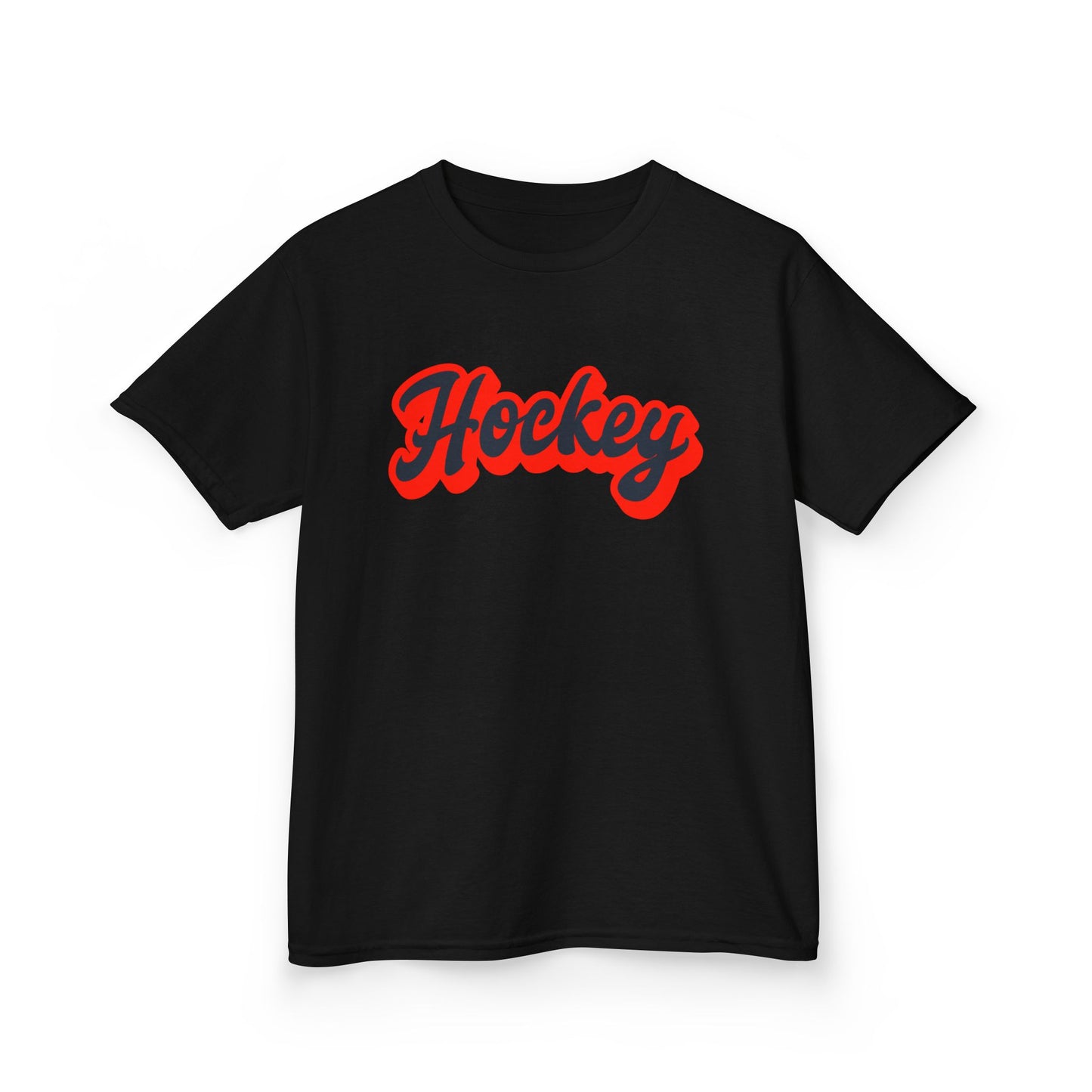 Kids Hockey Heavy Cotton Tee - Perfect for Young Fans!