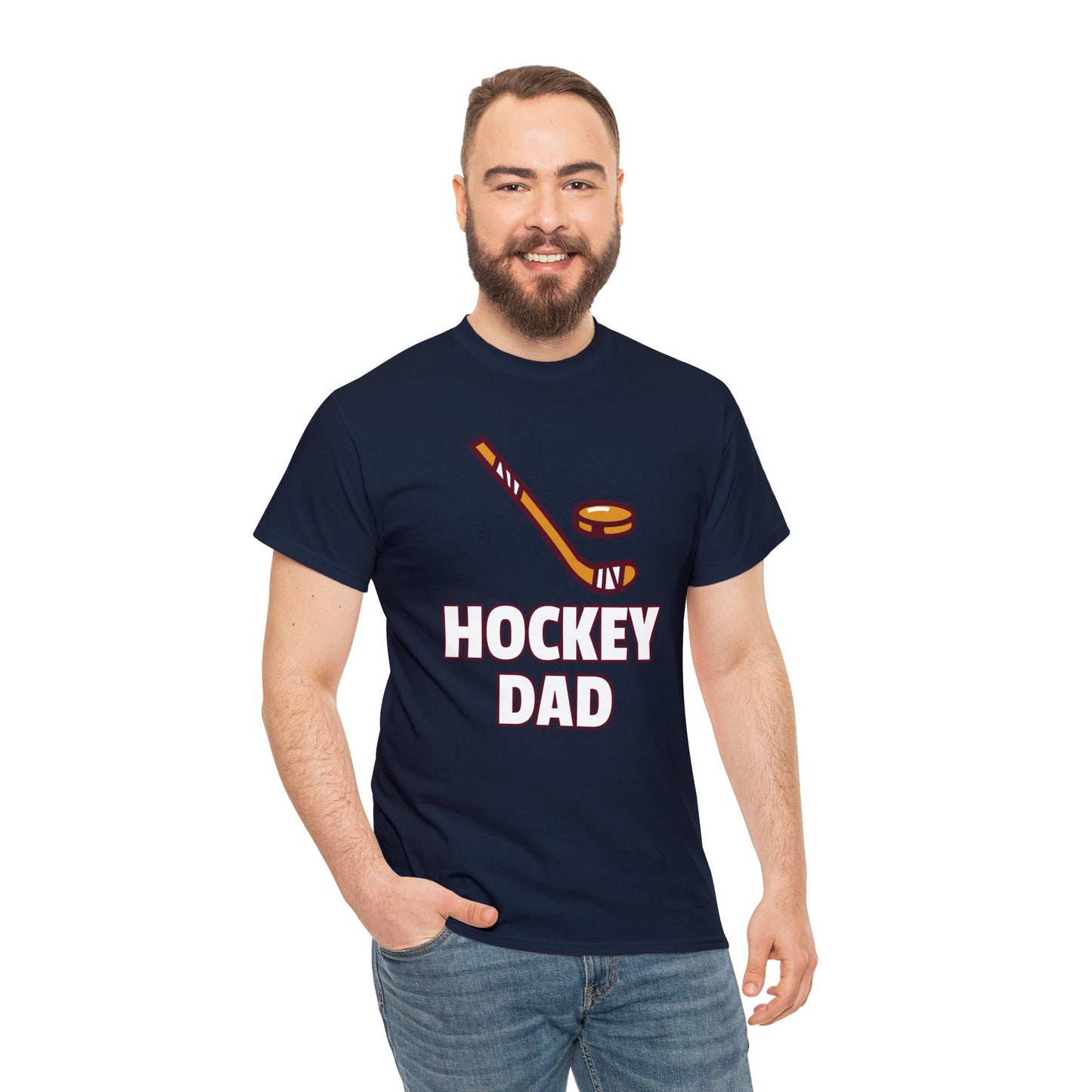 HOCKEY DAD Unisex Heavy Cotton Tee