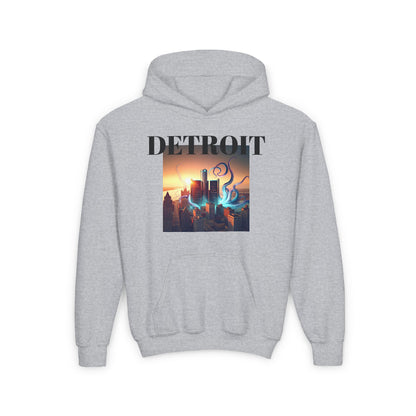 DETROIT OCTOPUS Youth Heavy Blend Hooded Sweatshirt