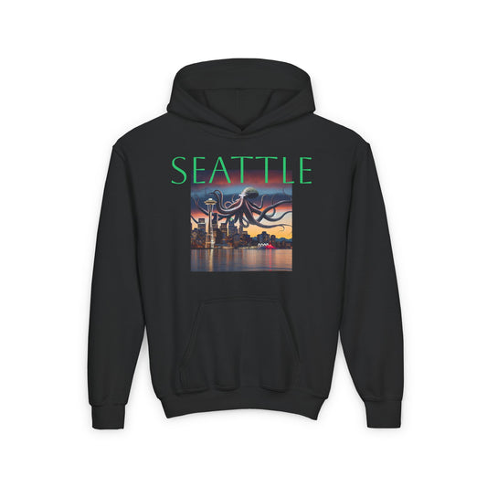 SEATTLE Youth Heavy Blend Hooded Sweatshirt
