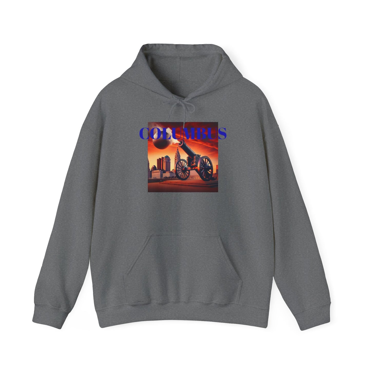 COLUMBUS ADULT Graphic Hoodie - Unisex Heavy Blend™ - CITY PRIDE SERIES