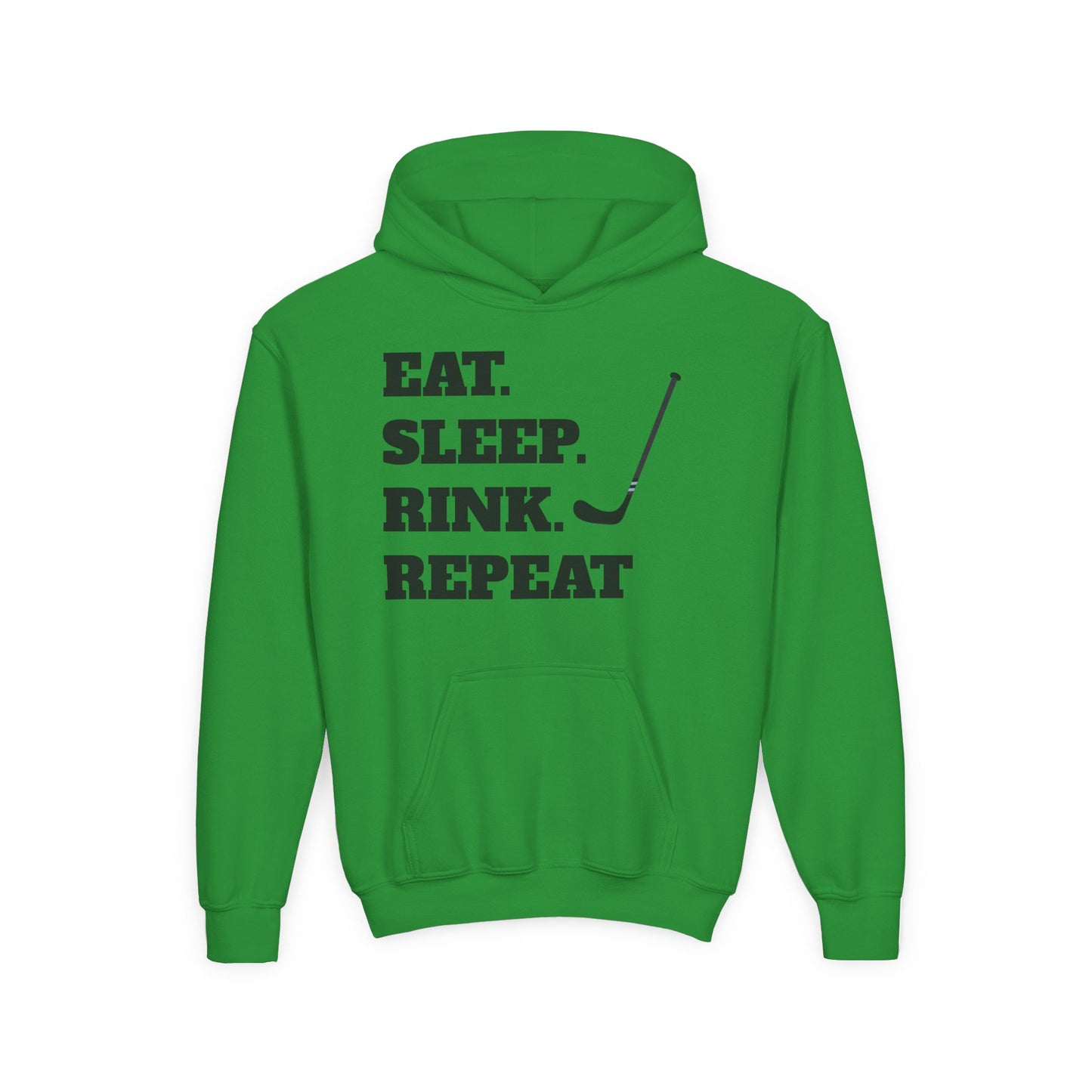 Youth Hockey Sweatshirt - Eat Sleep Rink Repeat