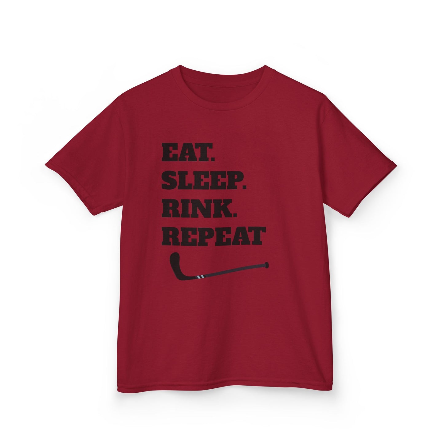 Youth Hockey Tee - Eat Sleep Rink Repeat