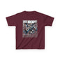 Kids Robot Ice Hockey Graphic Tee - Fun Sportswear for Young Fans