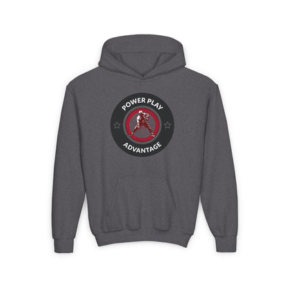 POWERPLAY ADVANTAGE Youth Heavy Blend Hooded Sweatshirt