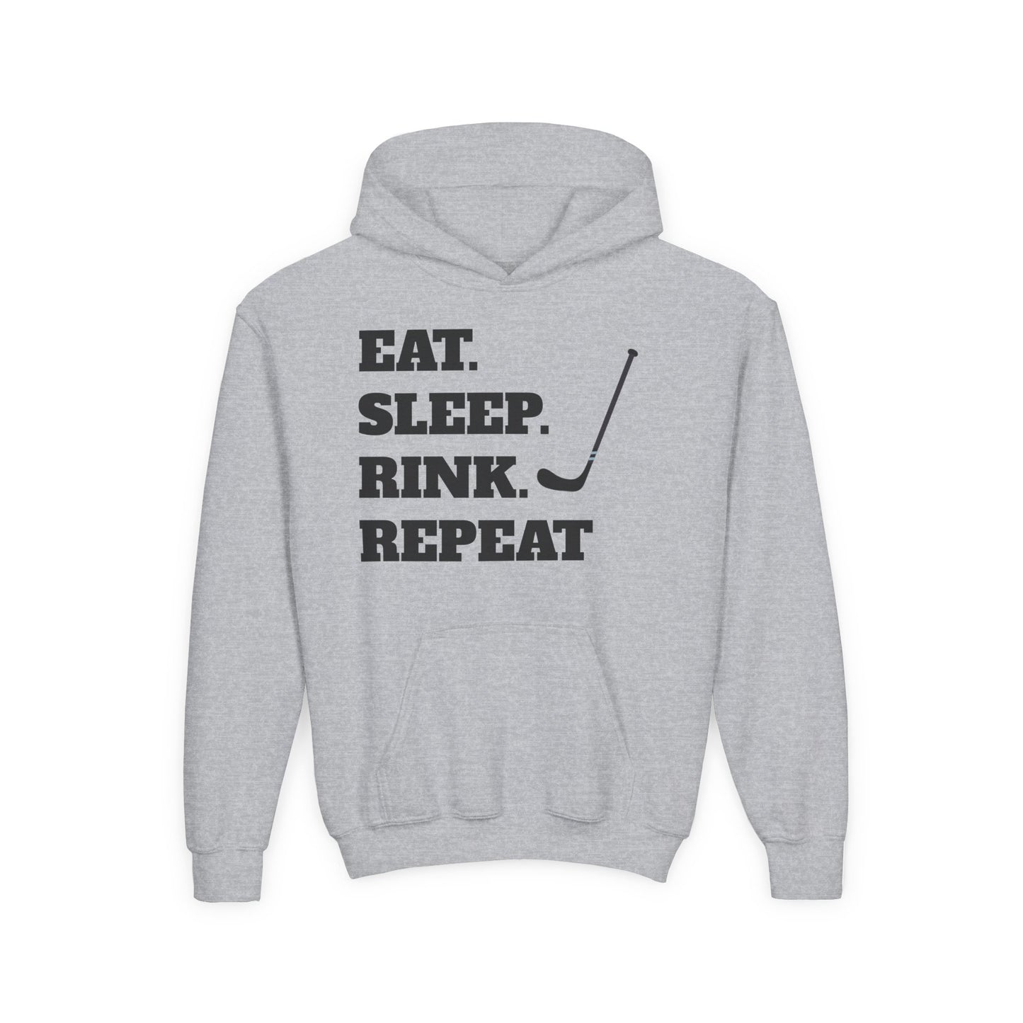Youth Hockey Sweatshirt - Eat Sleep Rink Repeat