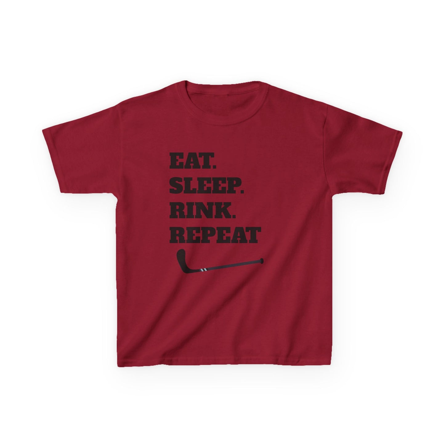 Youth Hockey Tee - Eat Sleep Rink Repeat