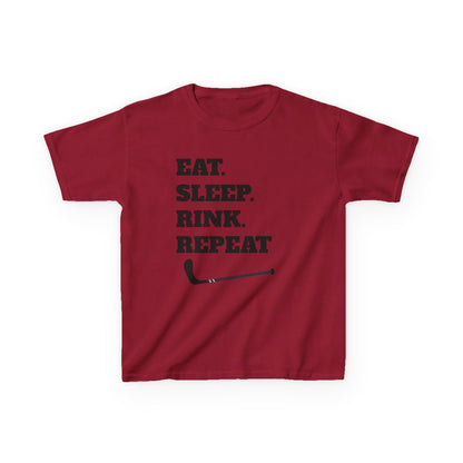 Youth Hockey Tee - Eat Sleep Rink Repeat