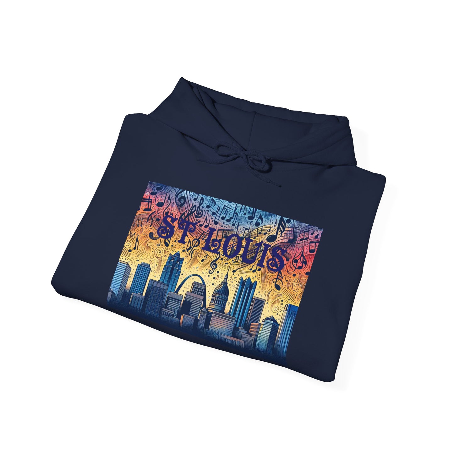 ST LOUIS ADULT Graphic Hoodie - Unisex Heavy Blend™ - CITY SERIES