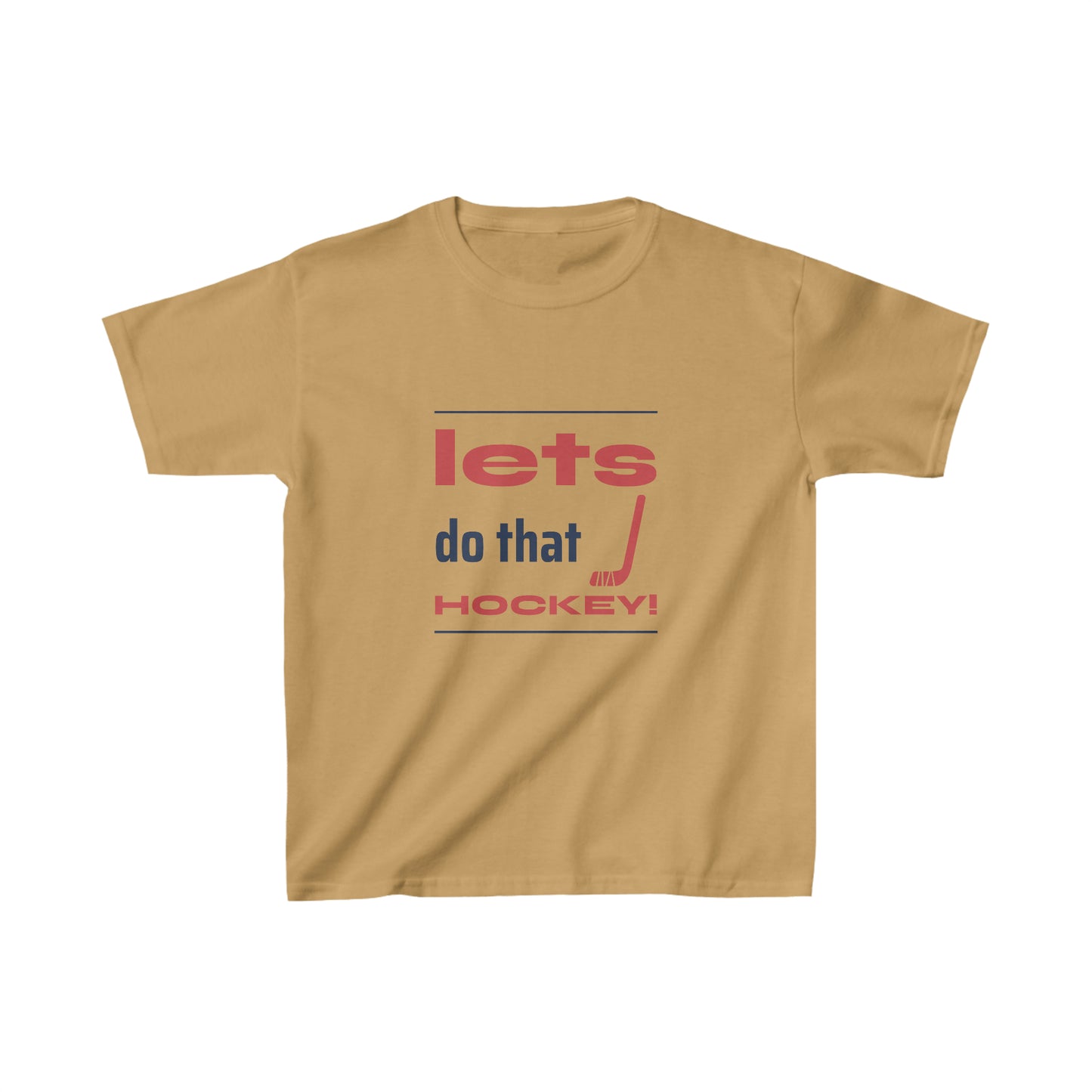 LETS DO THAT HOCKEY Kids Heavy Cotton™ Tee