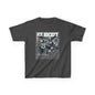 Kids Robot Ice Hockey Graphic Tee - Fun Sportswear for Young Fans
