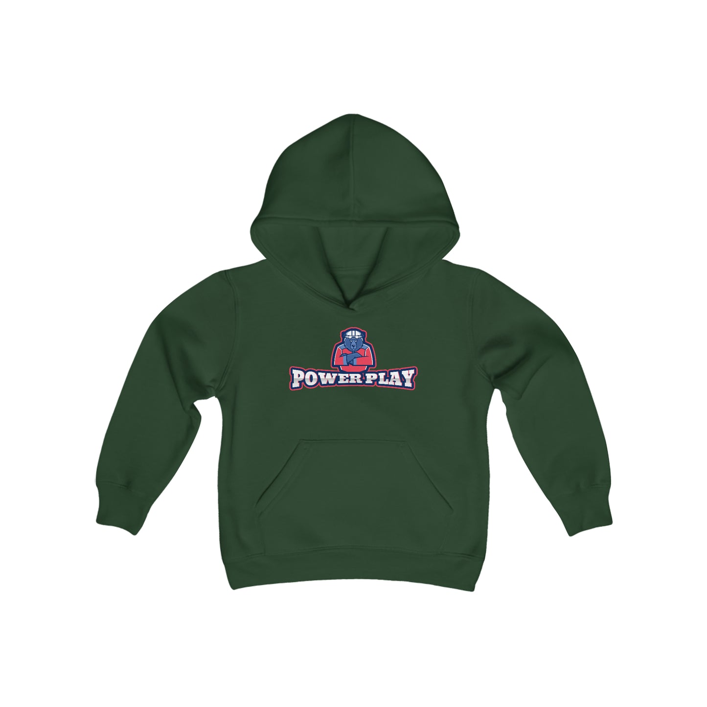 POWERPLAY Youth Heavy Blend Hooded Sweatshirt