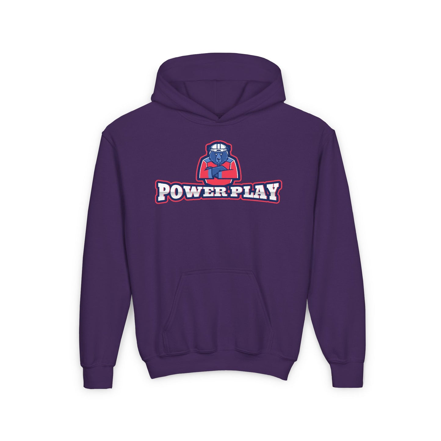 POWERPLAY Youth Heavy Blend Hooded Sweatshirt