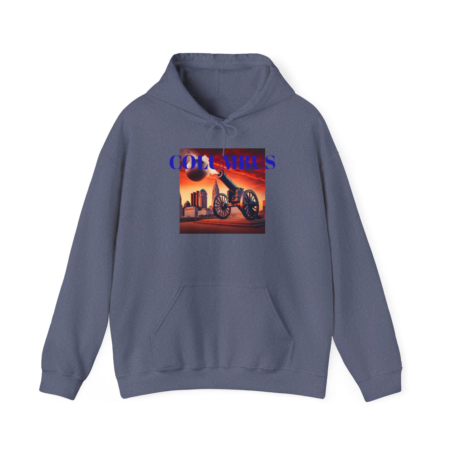 COLUMBUS ADULT Graphic Hoodie - Unisex Heavy Blend™ - CITY PRIDE SERIES