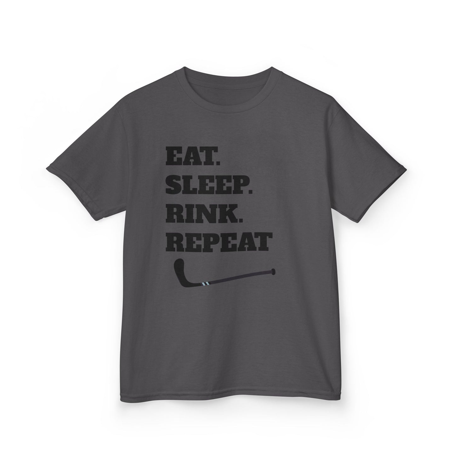 Youth Hockey Tee - Eat Sleep Rink Repeat